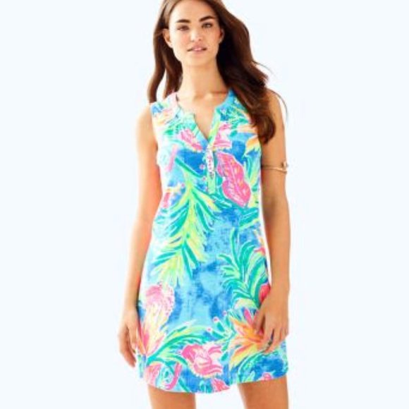Lilly Pulitzer Dresses & Skirts - Lilly Pulitzer Essie Dress Bennet Blue Showstopper